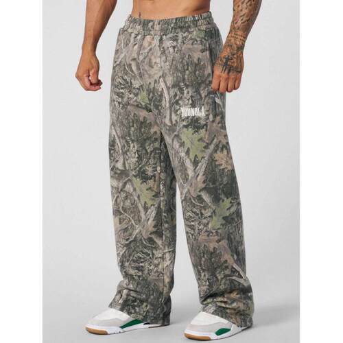 New Mens Young Tree Camo Baggy Sweats Joggers Comfort