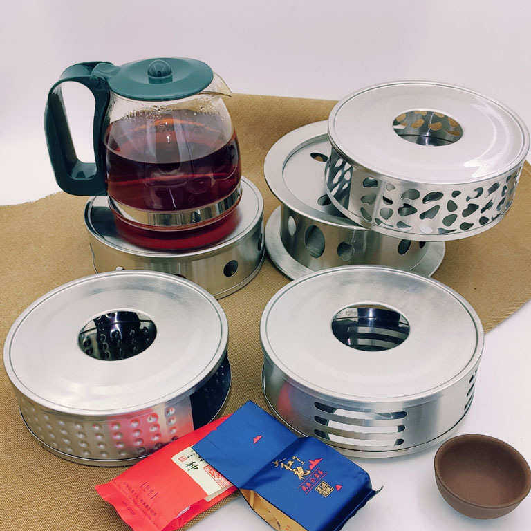 温茶器暖茶器加厚不锈钢花边圆形莲花圆点蜡烛加热茶座,餐饮具,茶具架,淘宝优惠券,粉丝福利购,淘宝优惠卷