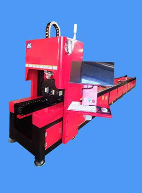 BNL-120免画图三维激光切管机方管高速冲切无废料工字钢角钢打孔