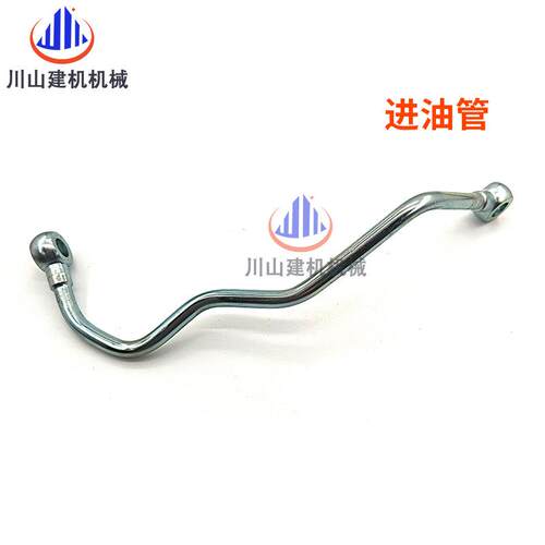 工程机械三一205 215 235 245-10 4M50发动机增压器进回油管配件