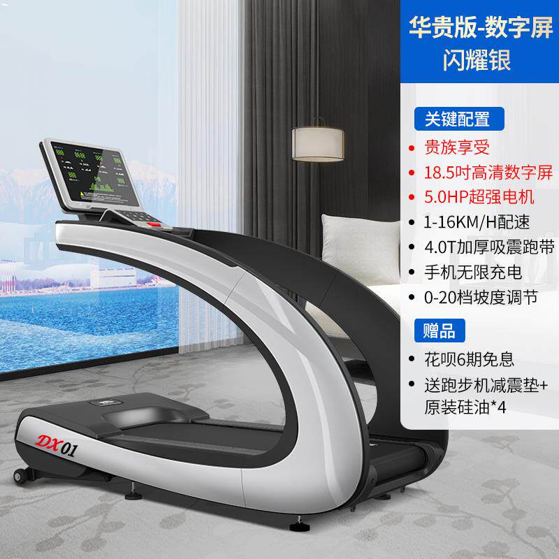 正品锻迈0宝赫家用大型跑步机DX1健身房专用高效炼脂减多功能跑步