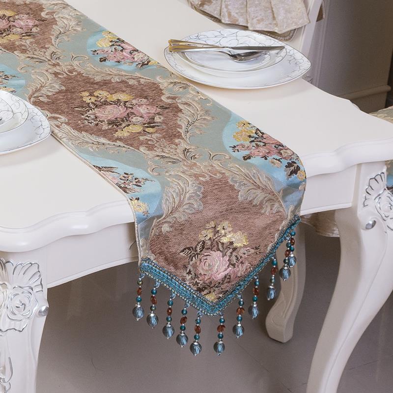 高档欧式桌旗高四档餐桌布定茶几视布电柜桌布季通用可做