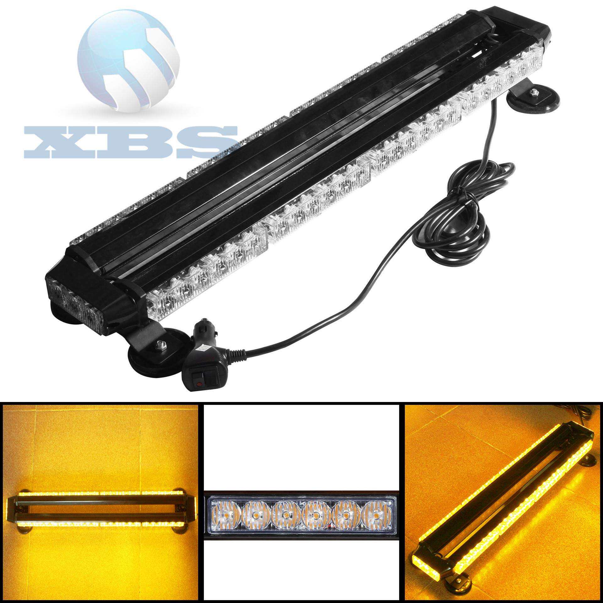 长排警示灯54LED长排爆闪灯警示灯162W长条车顶灯爆闪警示灯