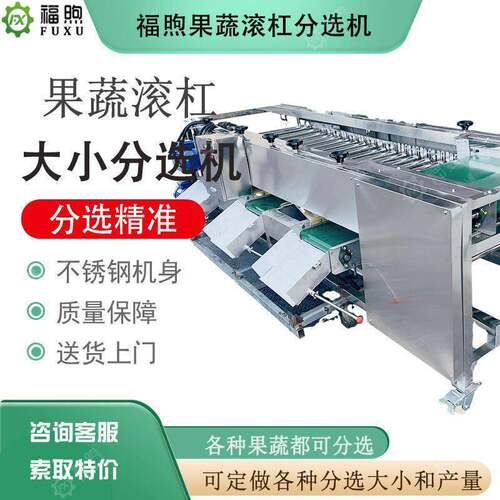 全自动马铃薯土豆分选设备商用大型选果机果蔬滚杠分选机