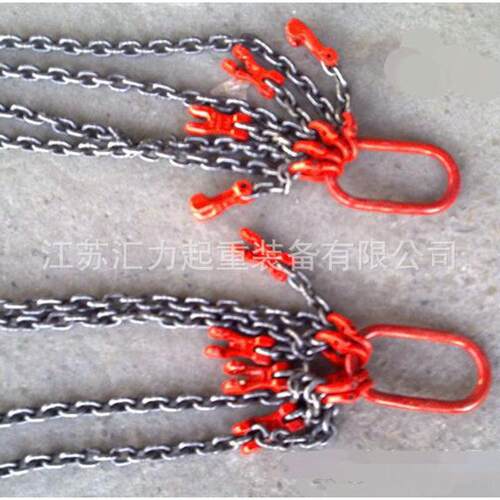 4腿可调节吊链 5t5m 组合调节链条索具5t4m 组合链条吊具