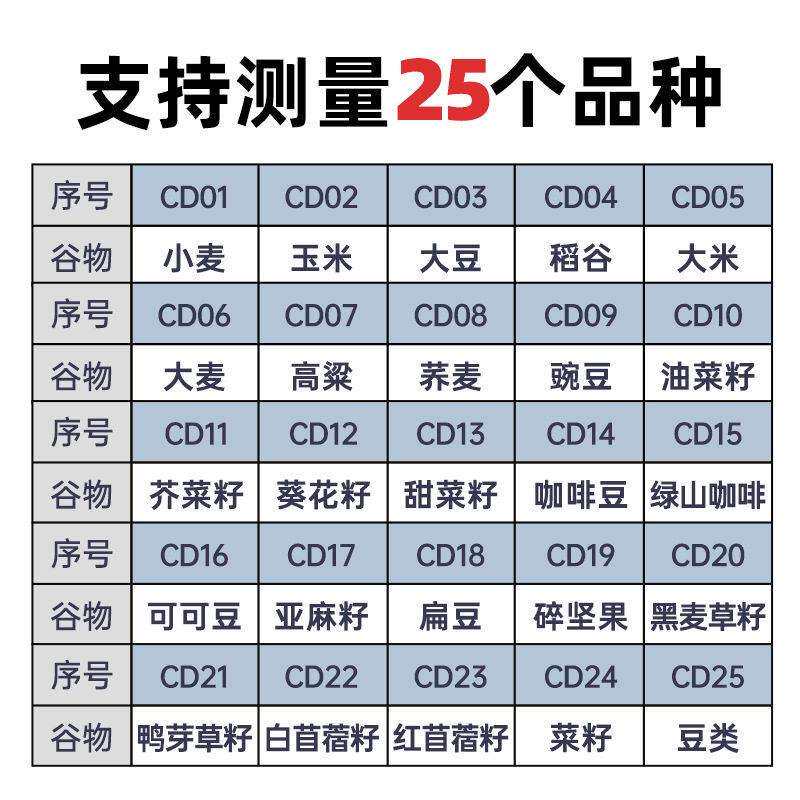 杯式粮食水分仪玉米大豆咖啡豆水分测定仪便携式测湿计状