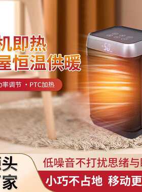 外贸供应LED取暖器办公室小型ptc加热电暖气定时功能触摸屏暖风机