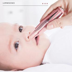 发光鼻屎夹带灯挖耳勺宝宝日常清洁护理镊子采耳工具多功能洁耳器