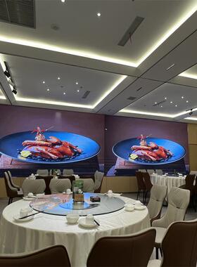 室内led展示屏小距P18间电子d大屏幕酒.店会议高GUZ清全彩le显示