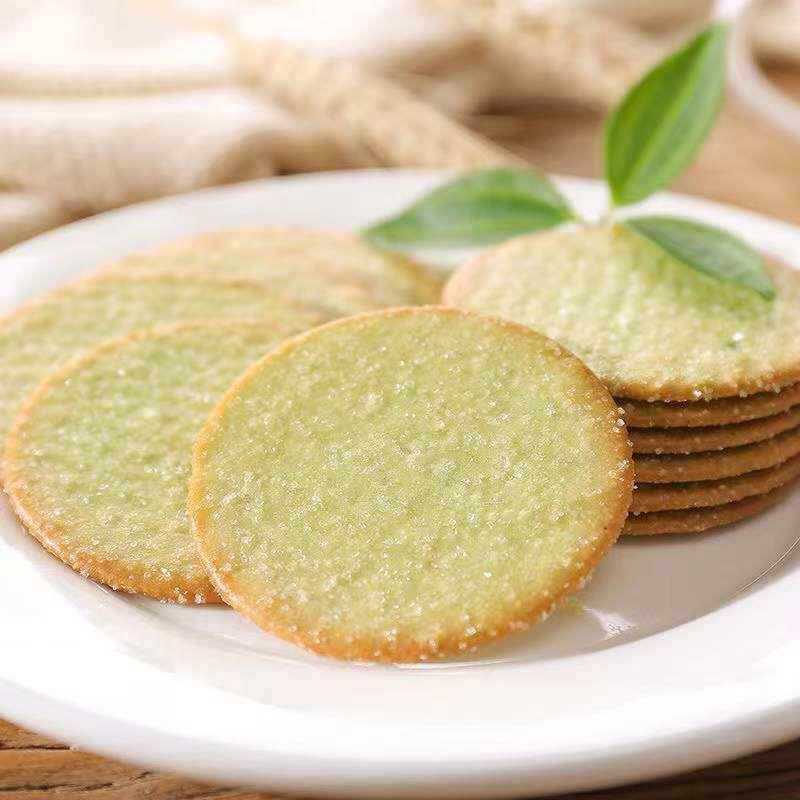 绿豆饼干香乐绿豆片潮汕特产老式薄脆饼干独立小包装酥脆薄饼超薄