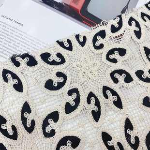 刺绣线女装 花边满花边镂空电脑幅股水溶饰品工艺品布料蕾丝绣花