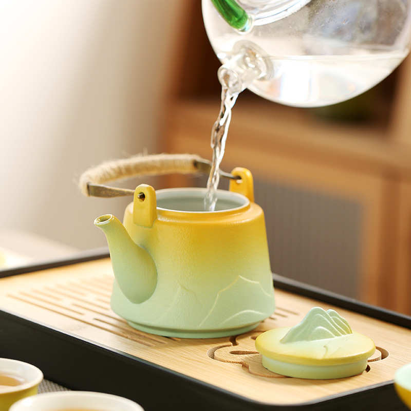 户外旅行茶具便携包随车露营煮茶炉具简约泡茶壶功夫茶具套装礼品