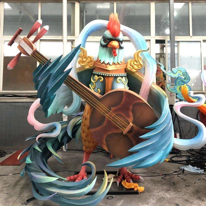 山海经花灯彩灯美陈景观室内外亮化装饰灯光艺术展策划设计制作