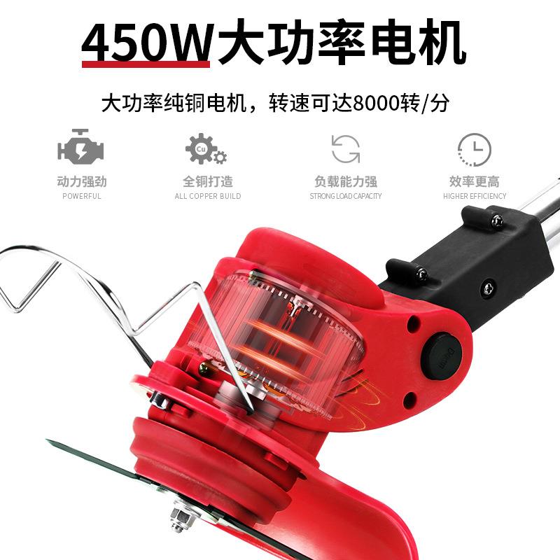 锂电打草机电动割草机多功能除草机小型家用草坪机充电式修剪神器