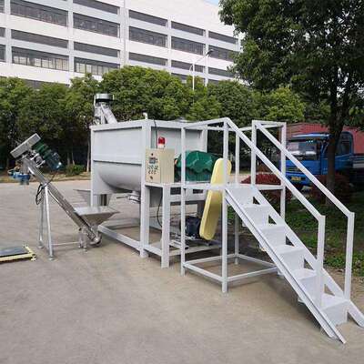 塑料厂家使用卧式搅拌机10000KG容量 不锈钢颗粒拌料机双轴搅拌机