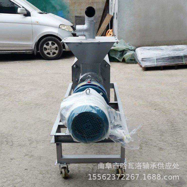 电动小型猪粪压榨机 泔水豆渣脱水分离机 禽畜粪便干湿脱水机