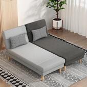 I1阳台沙发床休闲小户型贵妃躺椅租房折叠床两用拼接单人床加宽卧