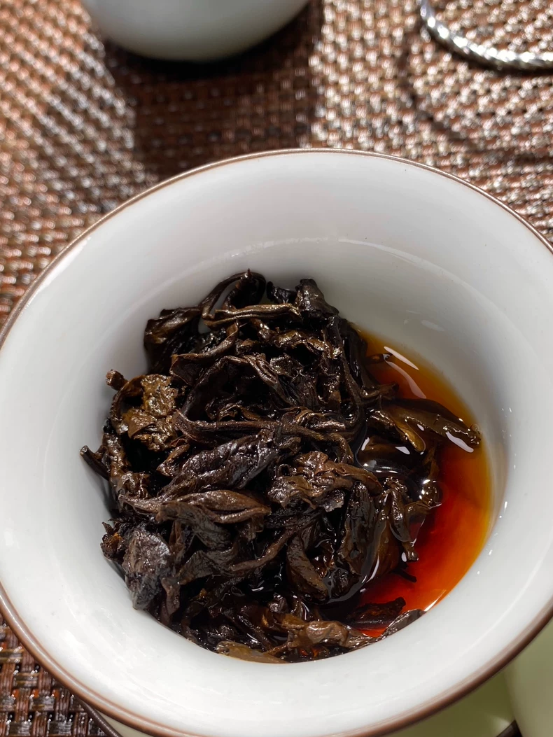 2013年易武刮風寨熟茶散茶竹筐茶400克普洱熟普 普洱茶 BUASHOP普洱老茶