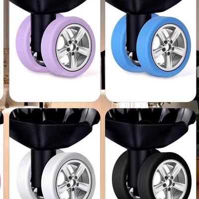 Silent Luggage Wheel Rubber Covers, Replacement Swivel Wheel