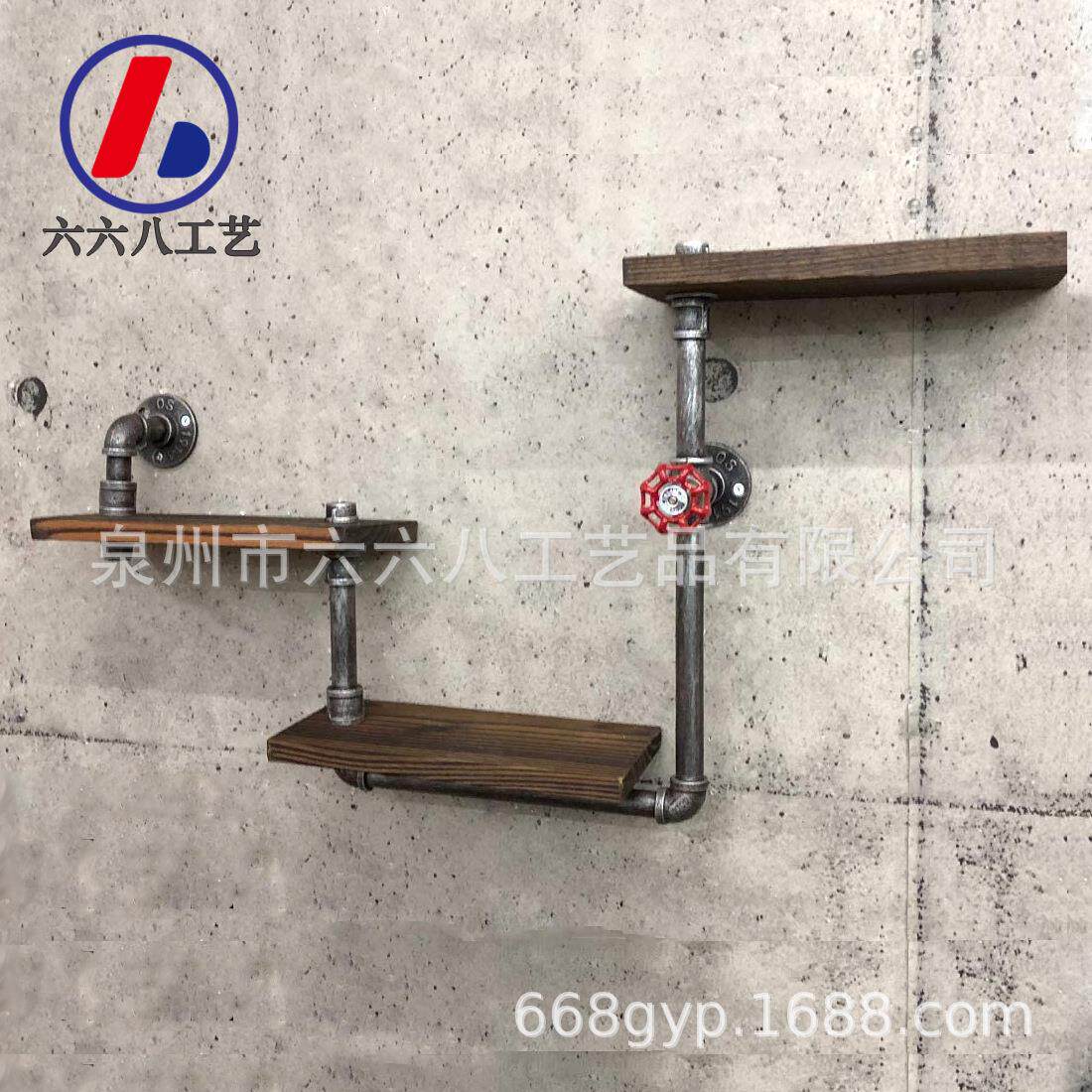 壁挂隔板架置物架书架实木墙壁搁板架卧室收纳置物架家家居DIY