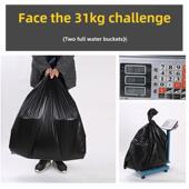 特厚特大垃圾袋加厚黑色商业80环卫物业酒店100厨房120厘米平口Pe