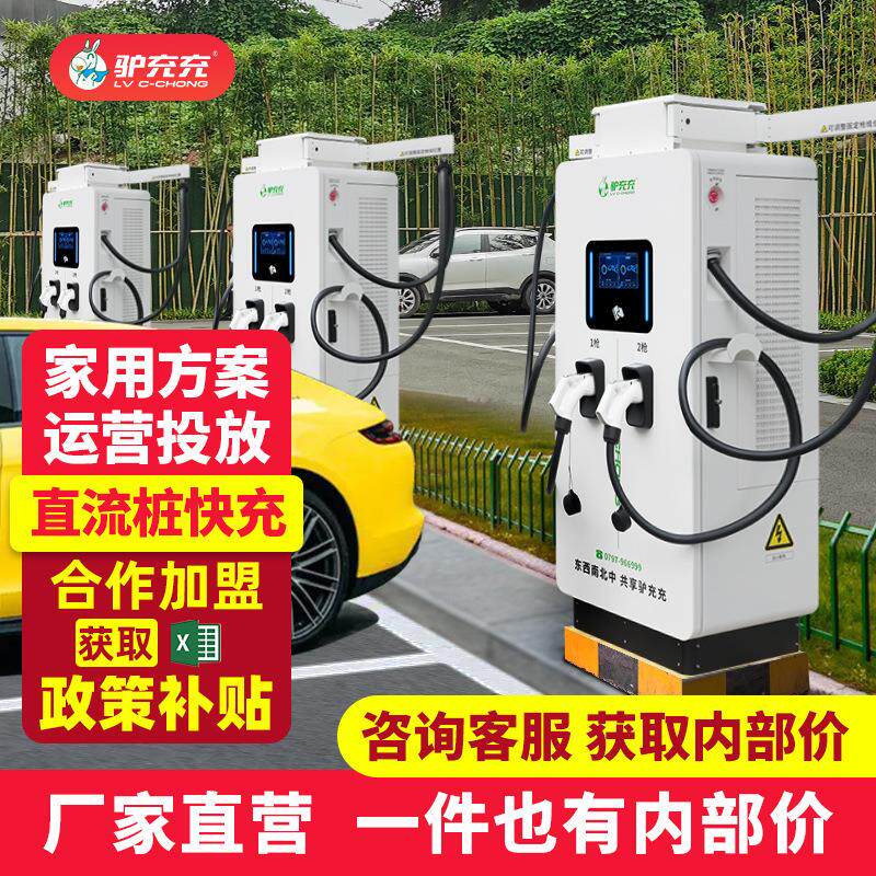 驴充充新能源直流立式电动汽车充电桩通用380V快充充电站120KW