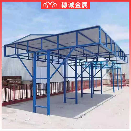 茶水棚 钢筋加工棚 木工棚 工地标椎化 吸烟亭 钢筋棚 深圳现货