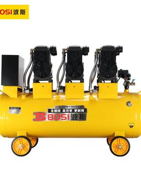 波斯气动380V三相1.68KW*3无油空气压缩机空压机180LBS663028