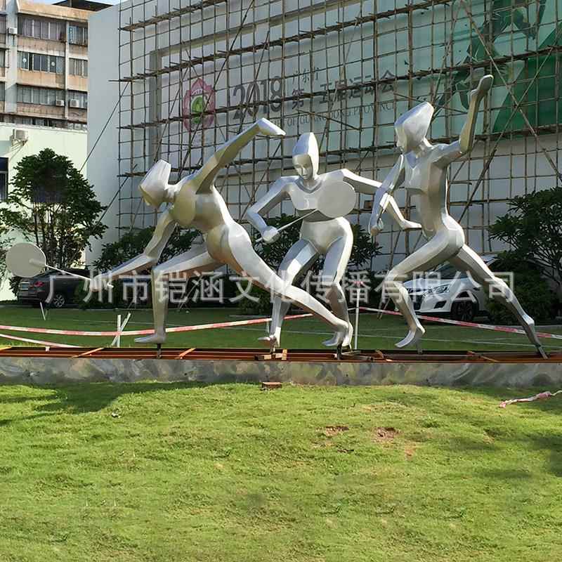 玻璃钢雕人型塑体育运动骑行装物公园景观XHA饰小品户外大骑单车