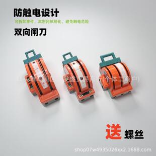 双向双投闸刀开关2P 32A 家用电倒顺刀闸220V 双电源转换切换开关