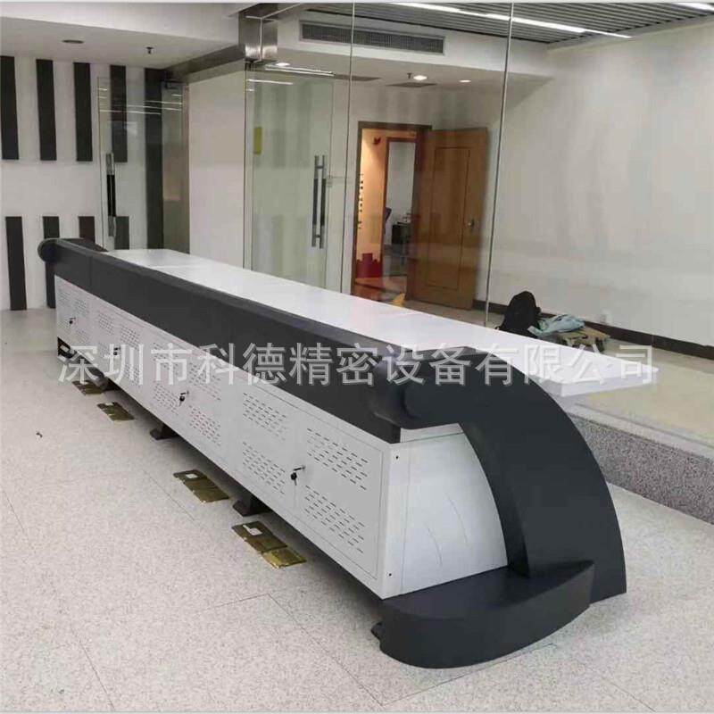 监控平面钢制多媒体多功能讲台 工作调度台 中控控制桌 厂家直销