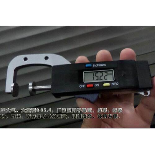 正工 数显测厚表 数显卡表 数显测厚规 测厚仪 迷你测厚规
