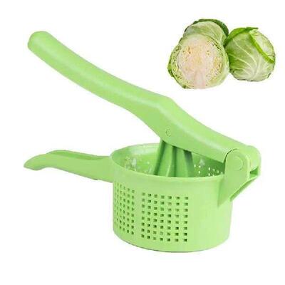 Handheld Plastic Vegetable Stuffing Squeezer Fruits Press