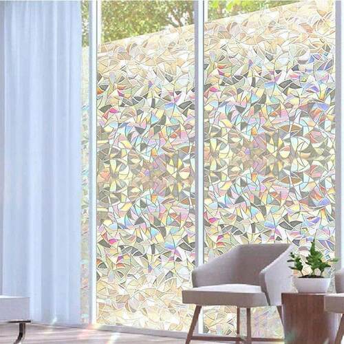 3D Window Privacy Film Windows Glass Sticker Stained Glass W