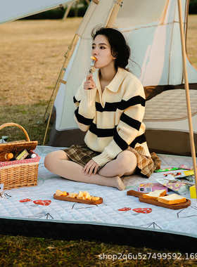 Luingbox露营盒子野餐垫防潮布户外便携防水加厚野炊沙滩郊游地垫