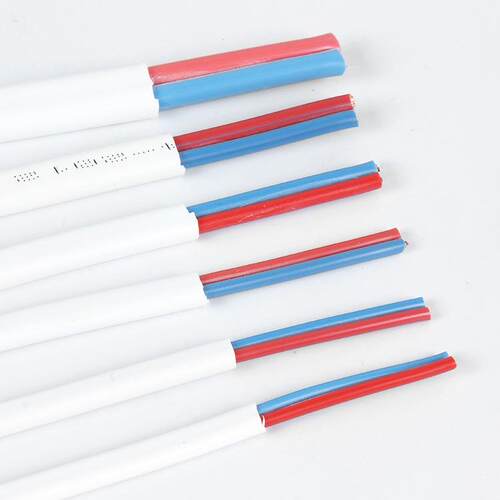 登峰国标BVV平B0.75/方1/.5/2.5/4/6/120310平多股电线扁护套行线