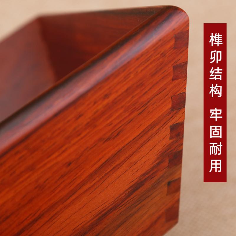红木工艺品家居招财摆件米斗升斗老式容器四方摆件装饰品实木储物