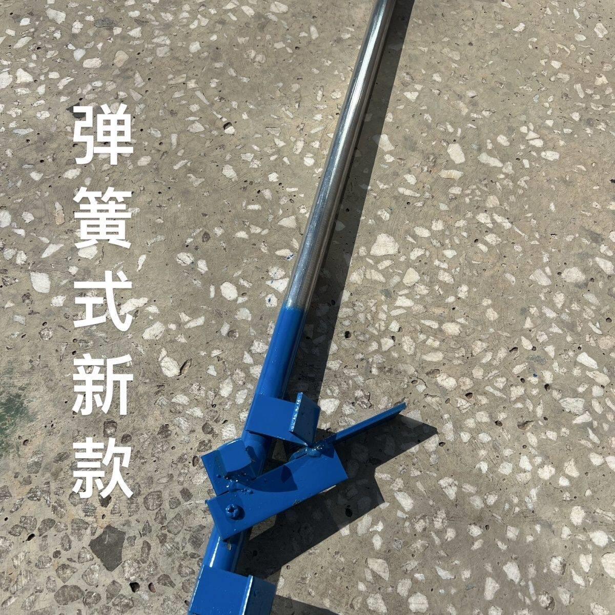 新款农用弹簧式助力插管插杆器竹子杆豆角架大棚管通用弹簧支撑