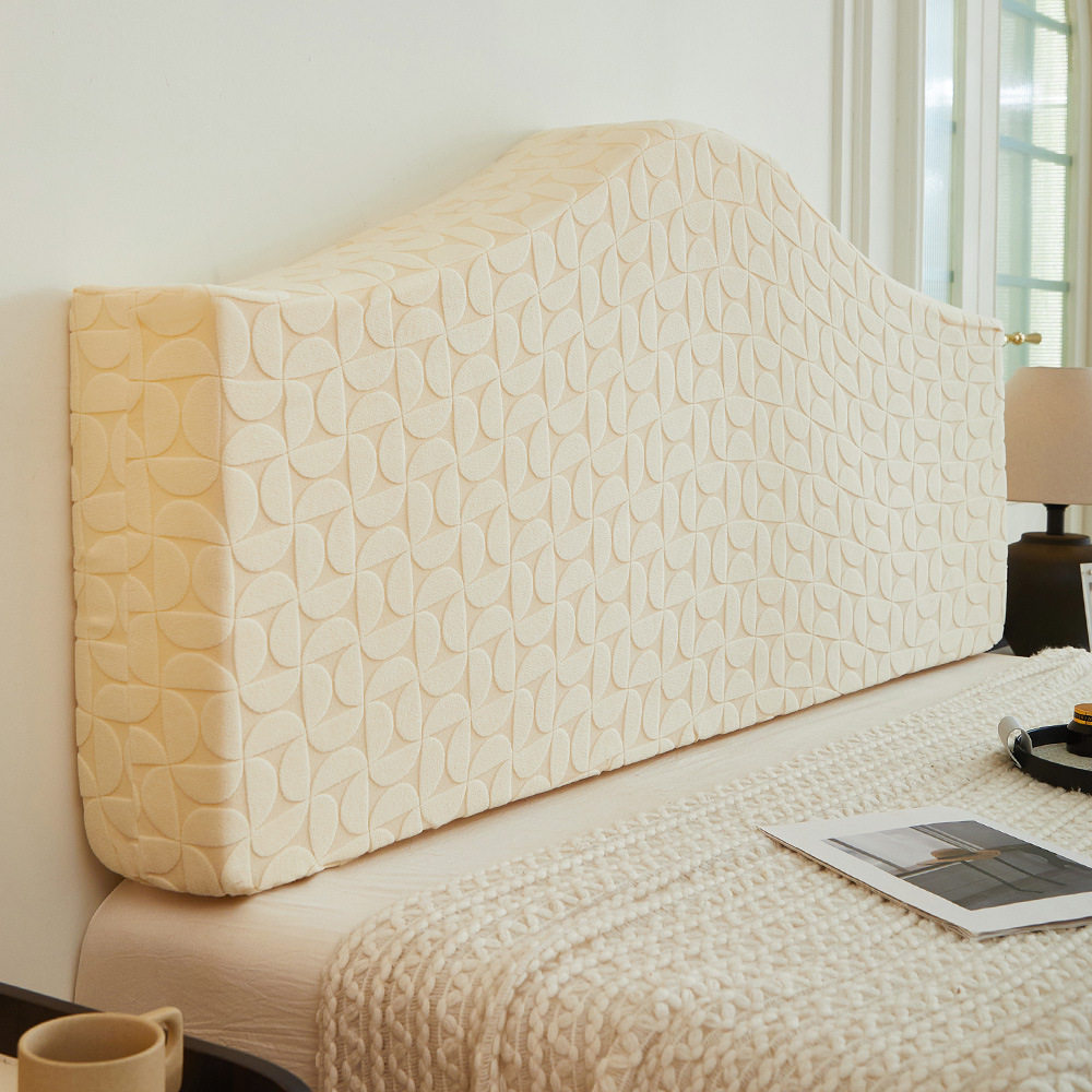 全包床头罩提花高弹异形通用软包床头套四季防尘床靠背罩遮丑神器,居家布艺,床头罩,淘宝优惠券,粉丝福利购,淘宝优惠卷