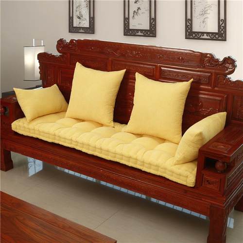 正品秋冬加毛绒木沙式发红垫坐垫新中沙发垫实木沙发垫飘窗垫厚可