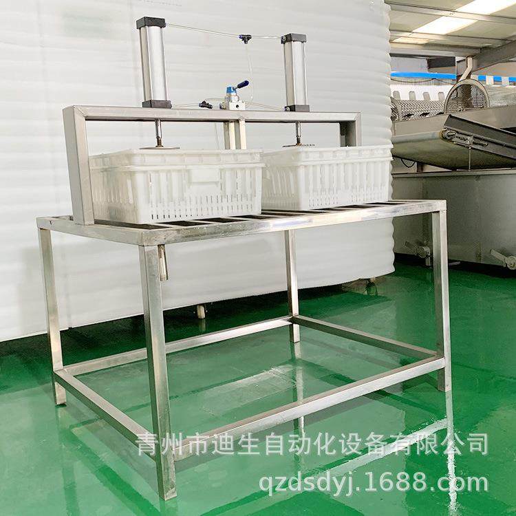 商用豆腐压不ds-0自榨机锈钢全动豆腐压榨机豆花豆制品压榨成机型