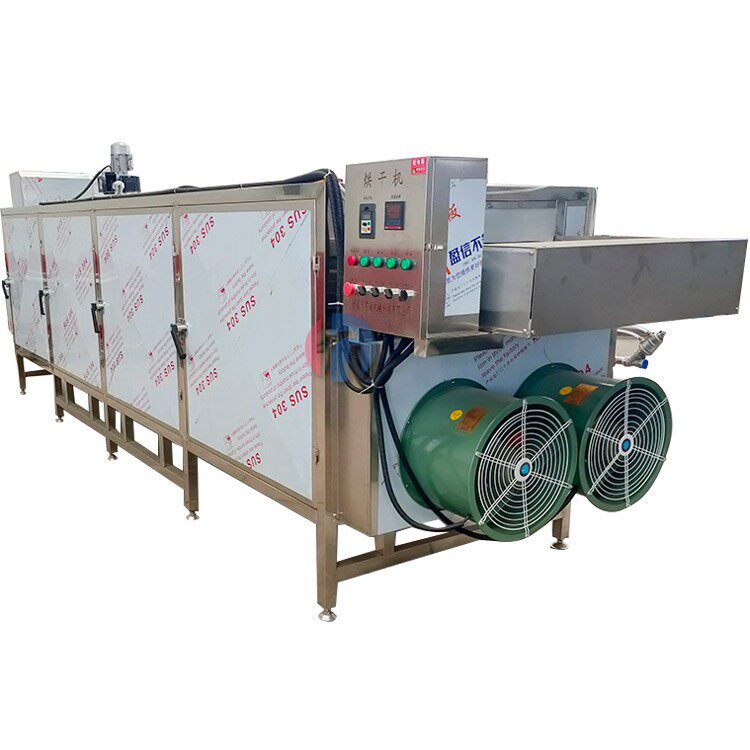 蔬菜沥水风干机水果扁豆食品真空包装袋翻转烘干线设备芸豆烘干机
