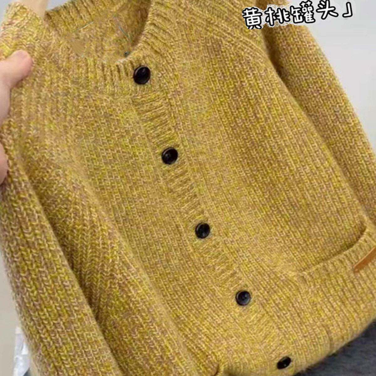 ROUJE ESVIP法式秋冬软糯毛衣外套女2025新款别致高级感针织开衫