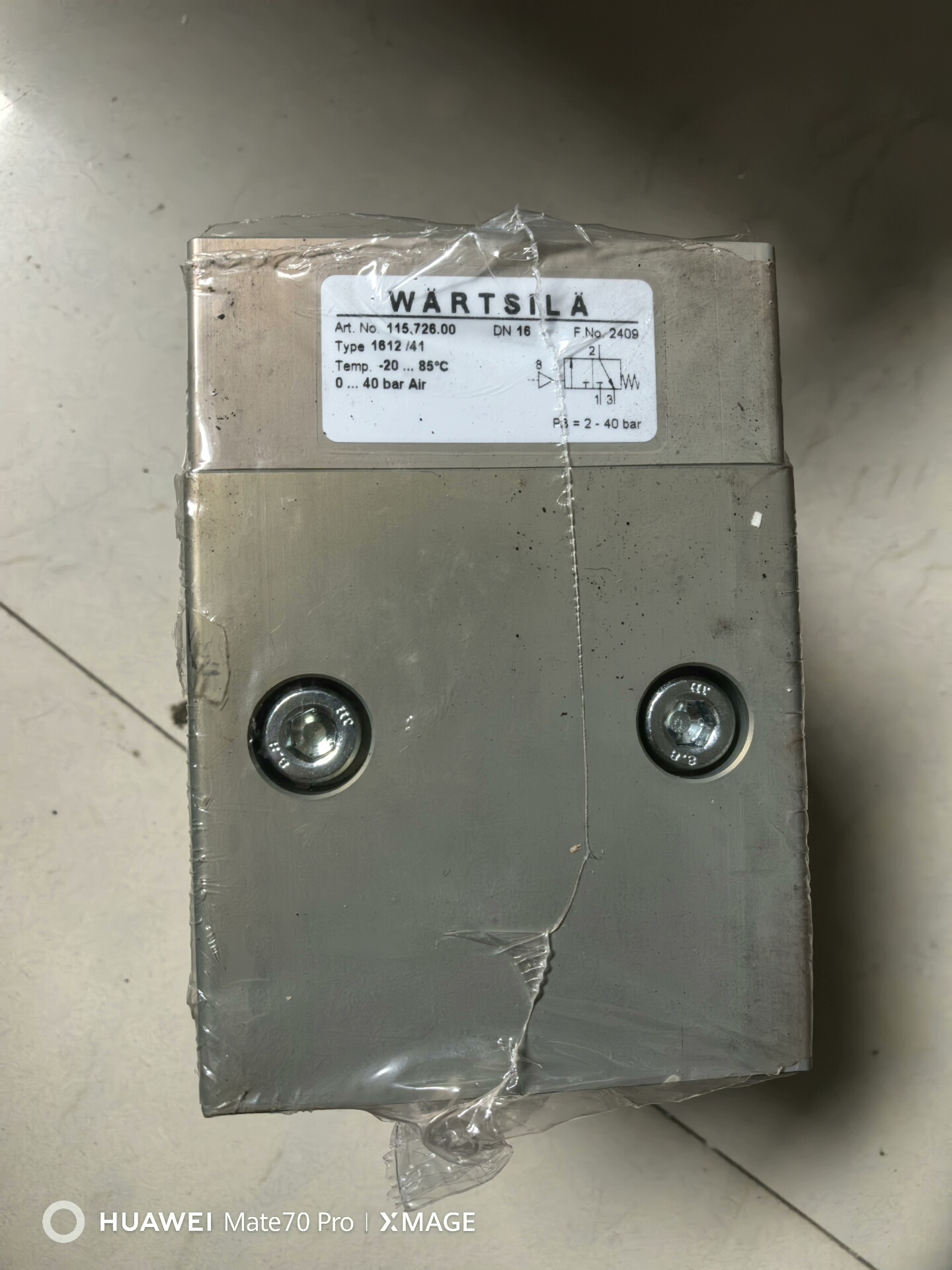 瓦锡兰过载电磁阀全新  115.728.00