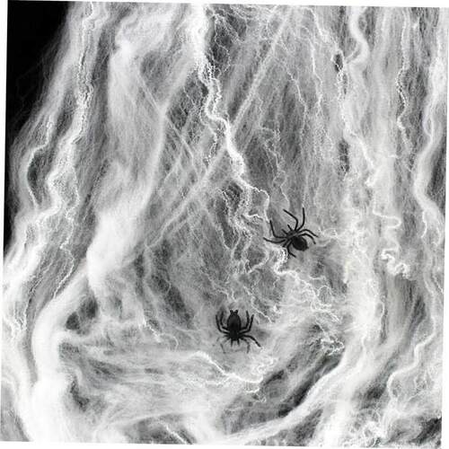 Halloween scene ambiance decorate spider cotton web silk万圣 - 封面