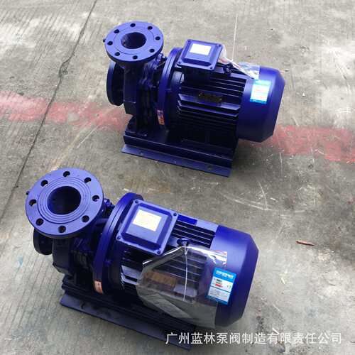 IRW卧式管道离心泵 IRW80-125A卧式管道离心泵 4KW防爆循环增压泵