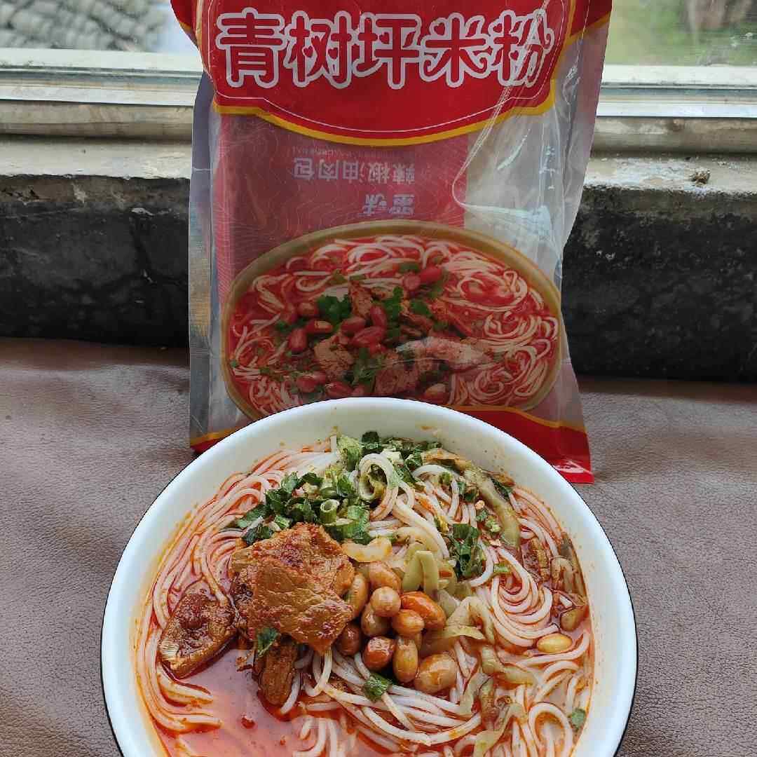 蛮味青树坪米粉肉片款0Gx包湖南双峰特产方便速食常德米线香辣