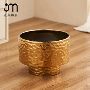 25cm大口径台面花盆蝴蝶兰大蕙兰花器植物盆栽盆景