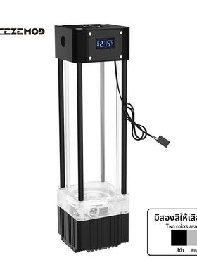 FREEZEMOD水冷PUB-FS6WX水冷水泵一体式VA液晶屏温显可调进出方向