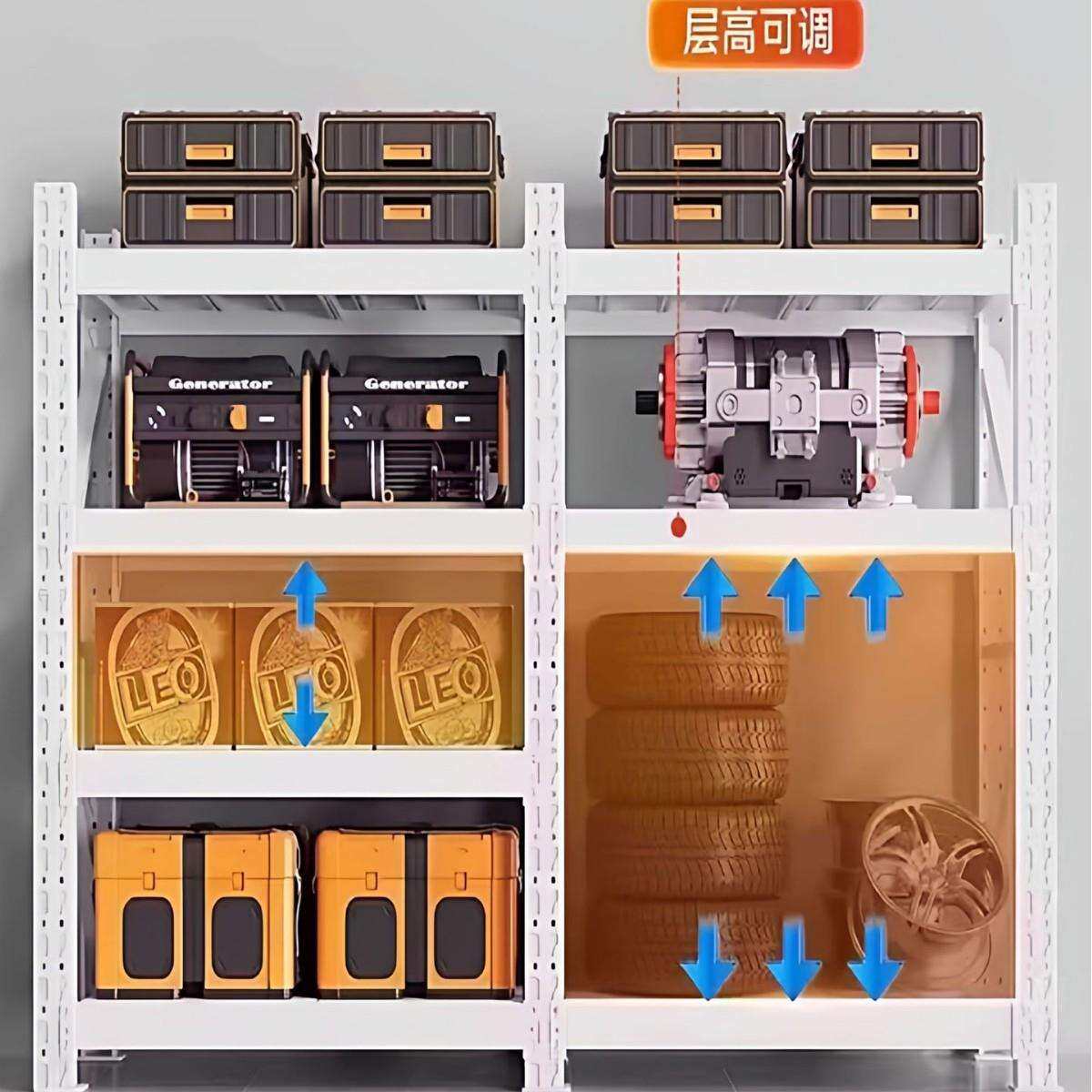 多层货置收纳层高可调角侧边三物立柱支HJ2511撑超市零食架货品架
